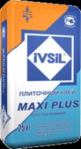 толстый плиточный клей Ivsil Maxi plus